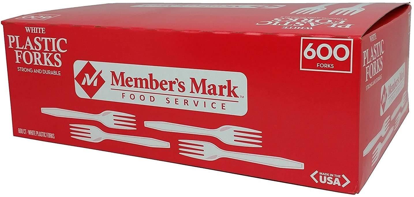 DAILY CHEF Bakers & Chef's Plastic Forks, 600 Ct