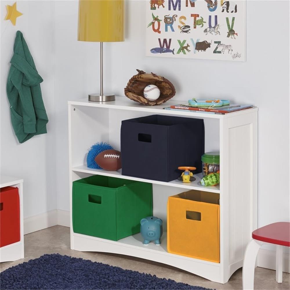 RiverRidge Home RiverRidge Kids Playroom Horizontal Toy Organizer Bookshelf with Open Storage Shelves