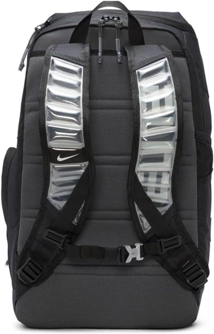 Nike Men's Hoops Elite Backpack, Black Anthracite and Metallic Silver