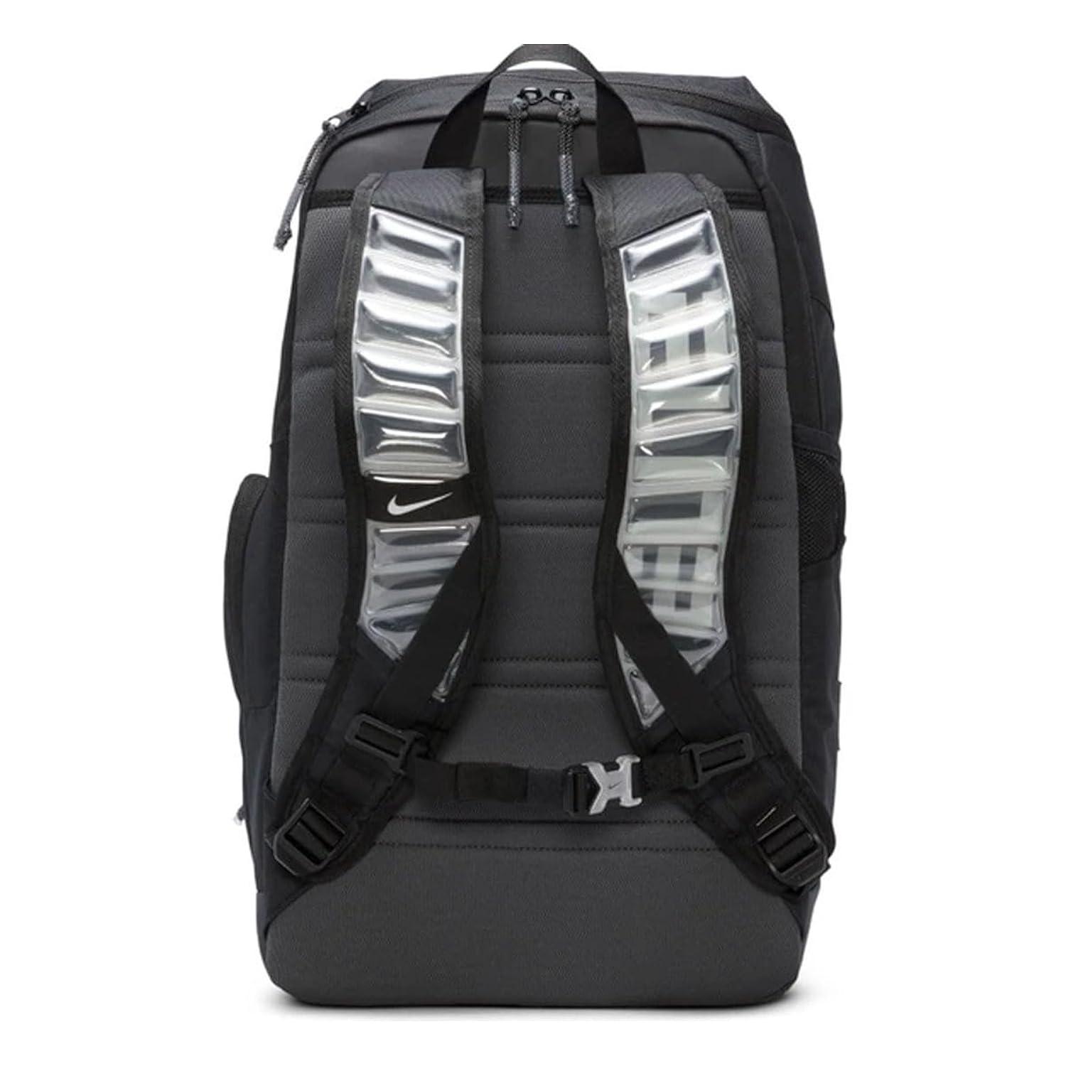 Nike Men's Hoops Elite Backpack, Black Anthracite and Metallic Silver