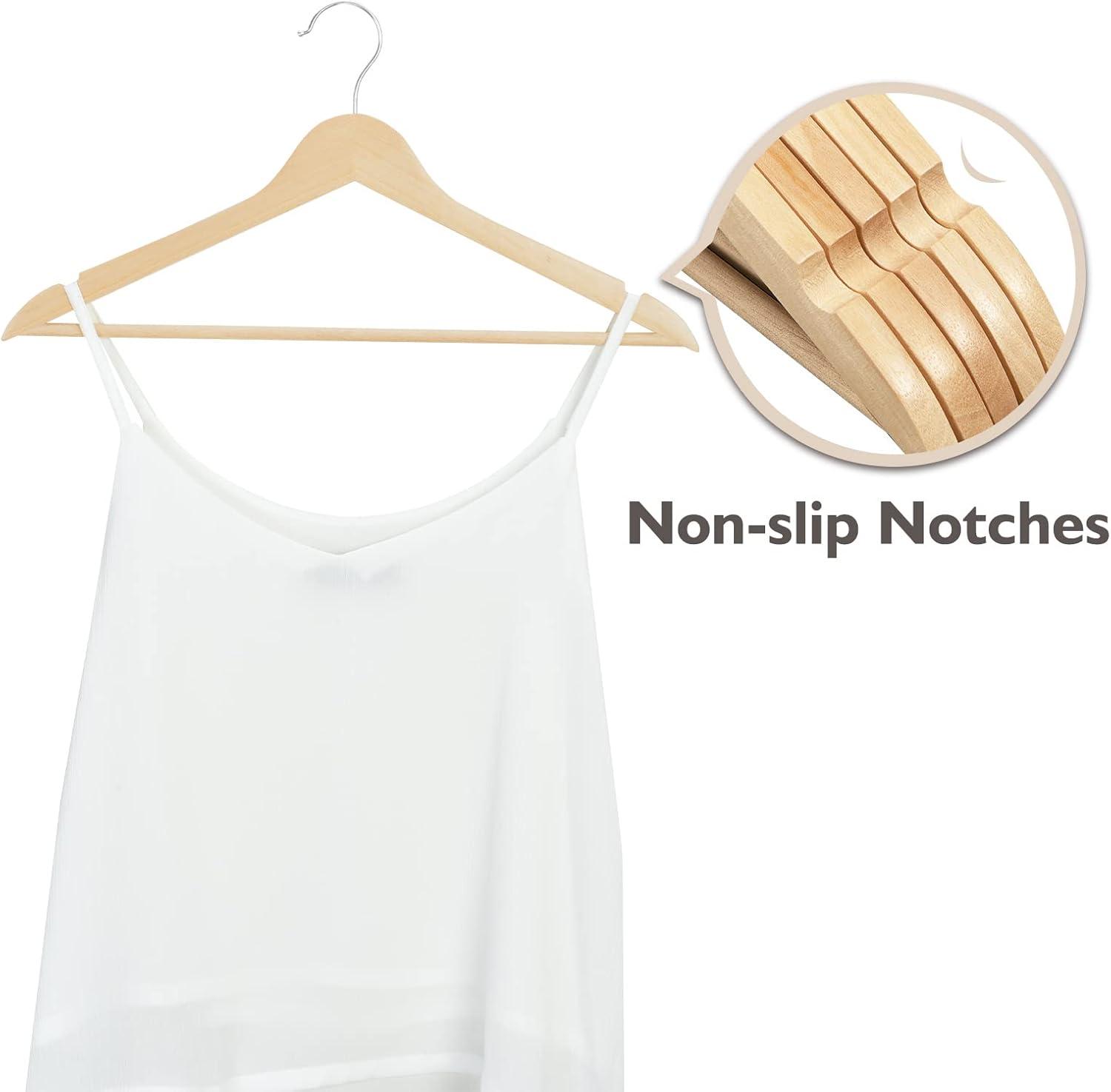 Kyrii Wood Non-Slip Standard Hanger