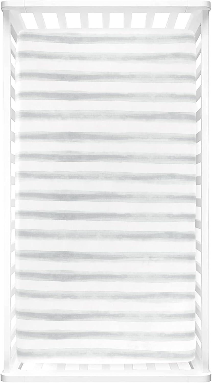 Lush Décor Micro Plush Fitted Crib Sheet - Watercolor