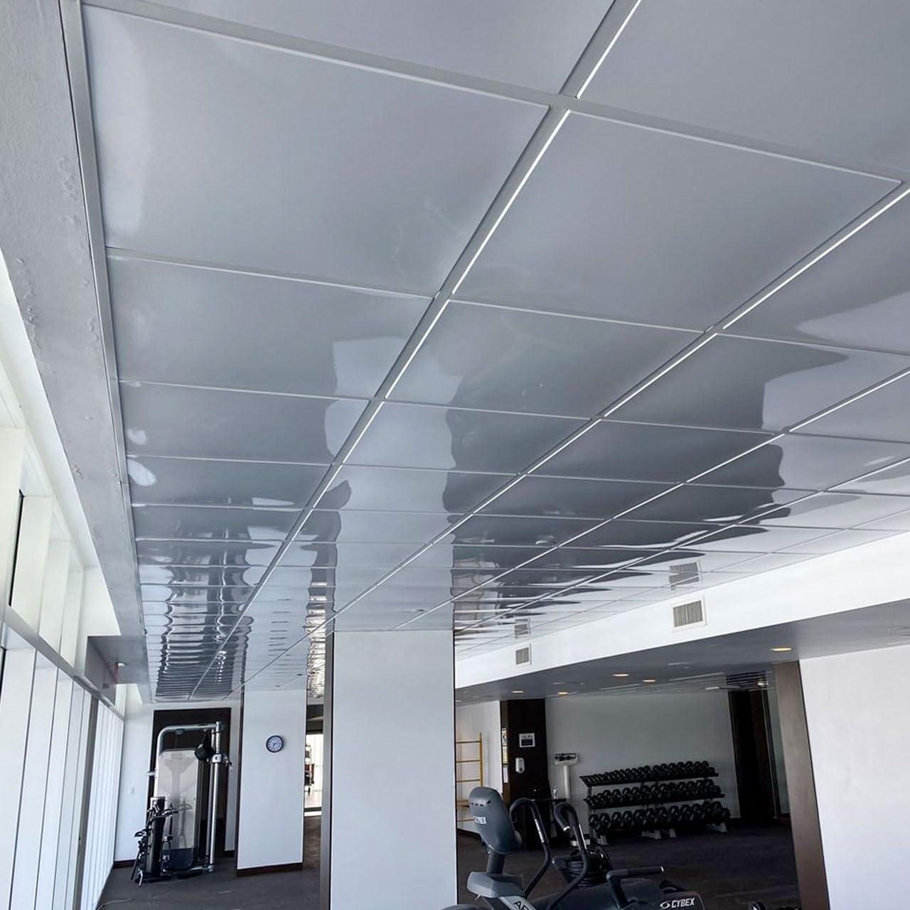 2 ft. x 2 ft. Drop-in PVC Ceiling Tile in White