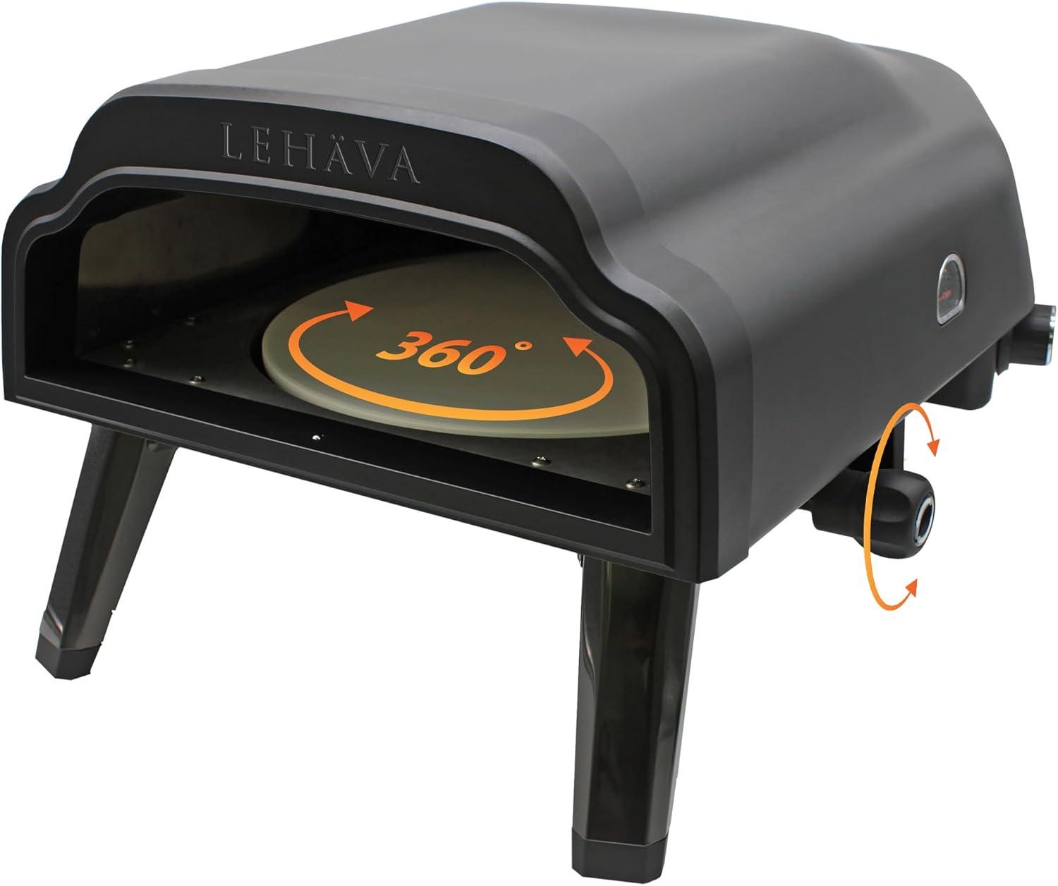 Flame King Flame King LEHAVA 14-inch Portable Outdoor Propane Pizza Oven for Camping and Outdoor Cooking