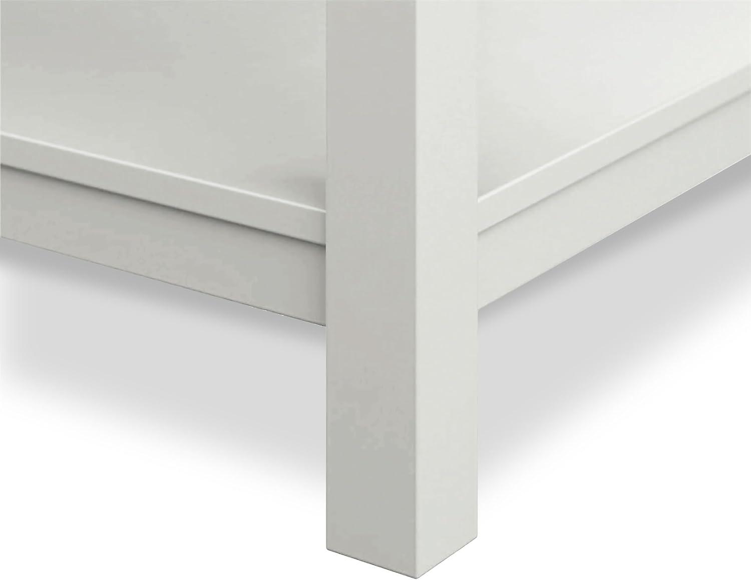 Furniture of America Freya 37" White Single Bathroom Vanity with White Carrera Marble Top and Undermount Sink