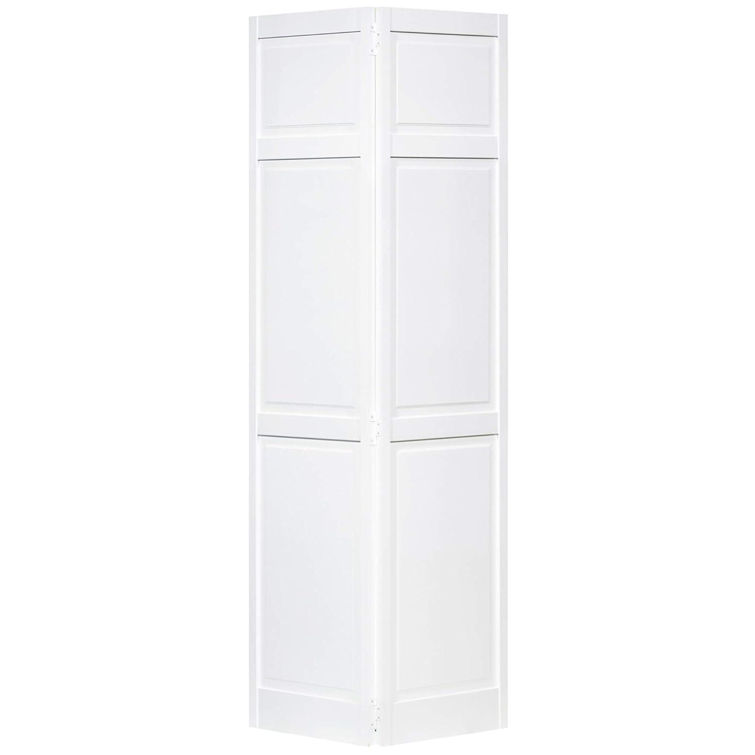 Kimberly Bay Paneled Wood Primed Bi-Fold Door