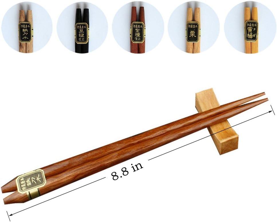Clearance! Jklop Reusable Chopsticks Japanese Natural Wooden Classic Style Pairs Lightweight Hand Carved Sticks 8.8 Inch 22.5Cm Gift Set Tableware Kitchen Gadgets Khaki Wood Best Sale!
