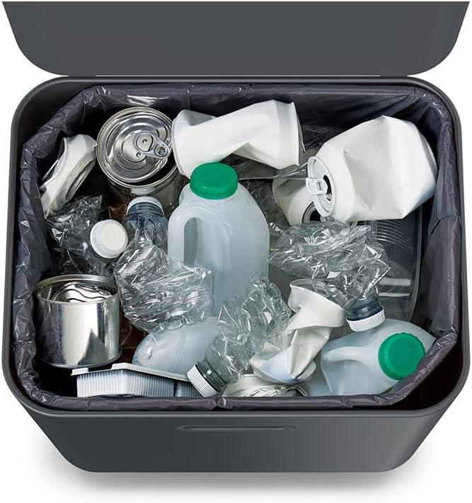 Joseph Joseph Totem Waste & Recycling Dual Kitchen Trash Can