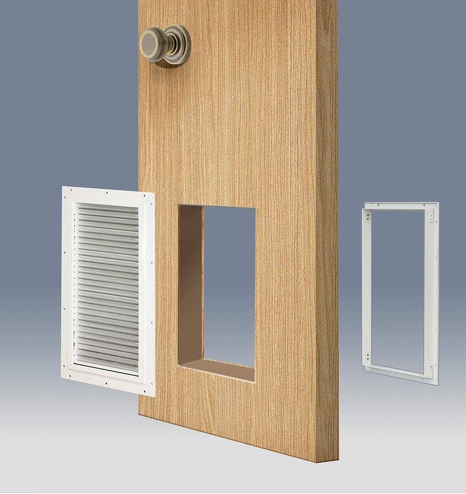 High Tech Pet Metal Door Mounted Electronic Pet Door