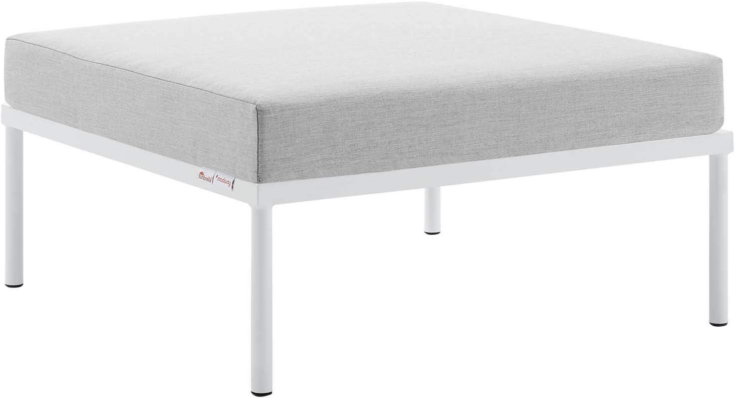 Harmony Sunbrella Outdoor Patio Aluminum Ottoman by Modway