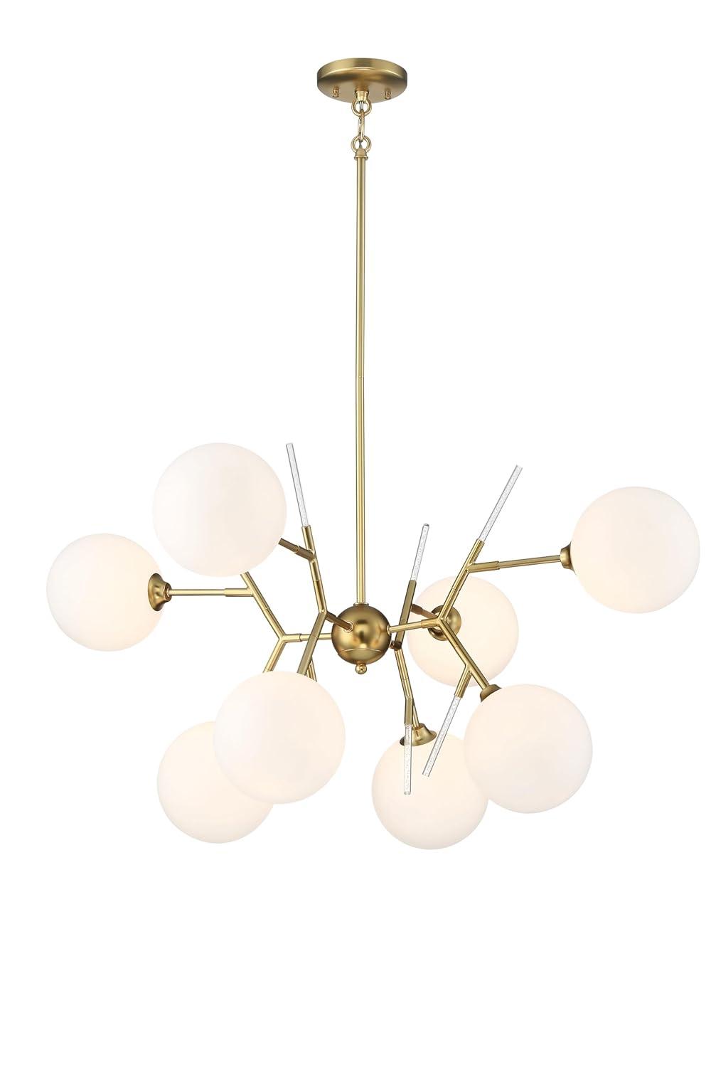 P1488-248-George Kovacs Lighting-8 Light Chandelier-36 Inches Wide by 26 Inches Tall -Traditional Installation