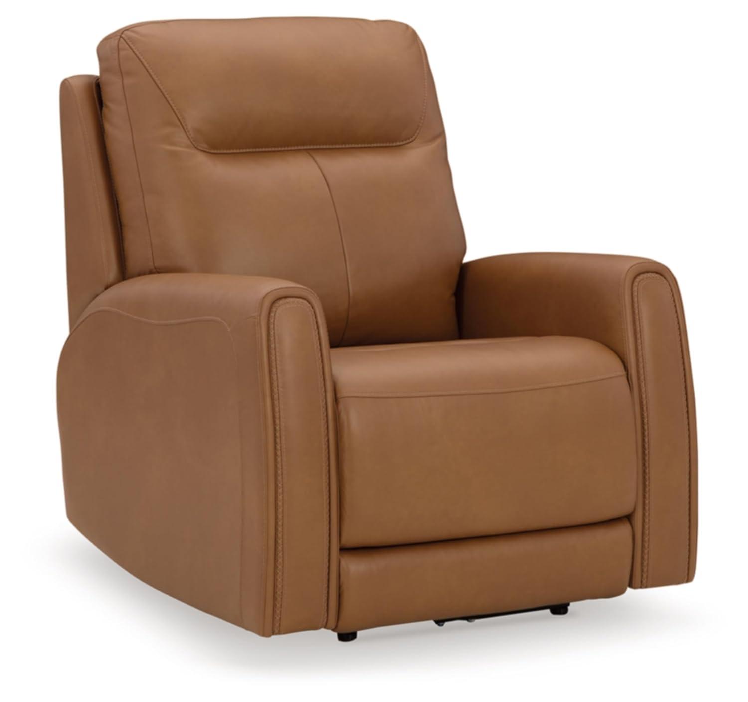Signature Design by Ashley Tryanny Butterscotch Orange Power Recliner