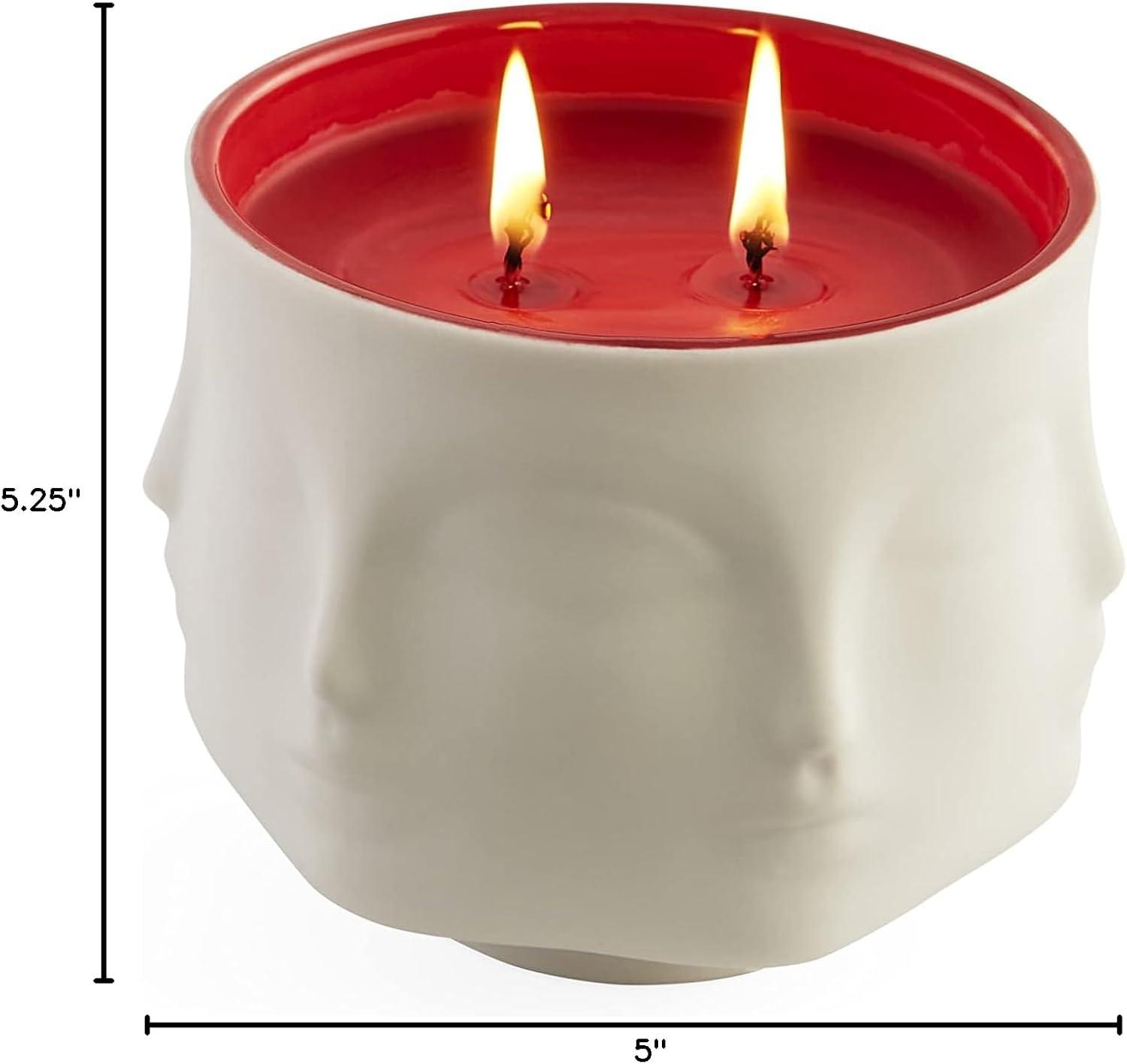 Muse Block Island, Walking On The Warm Sand, And A Nap On A Sailboat Scented Designer Candle with Porcelain Holder