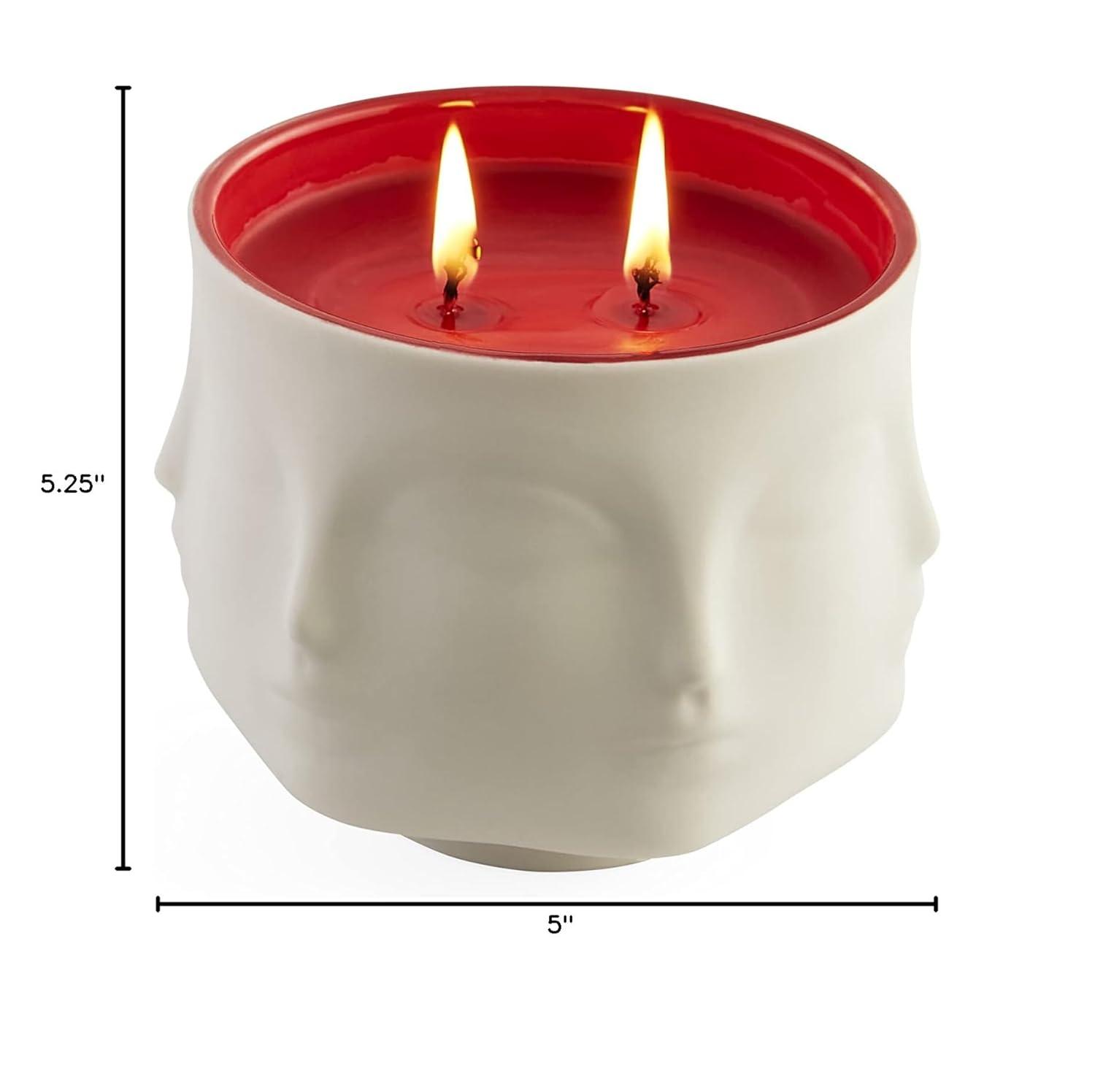 Muse Block Island, Walking On The Warm Sand, And A Nap On A Sailboat Scented Designer Candle with Porcelain Holder