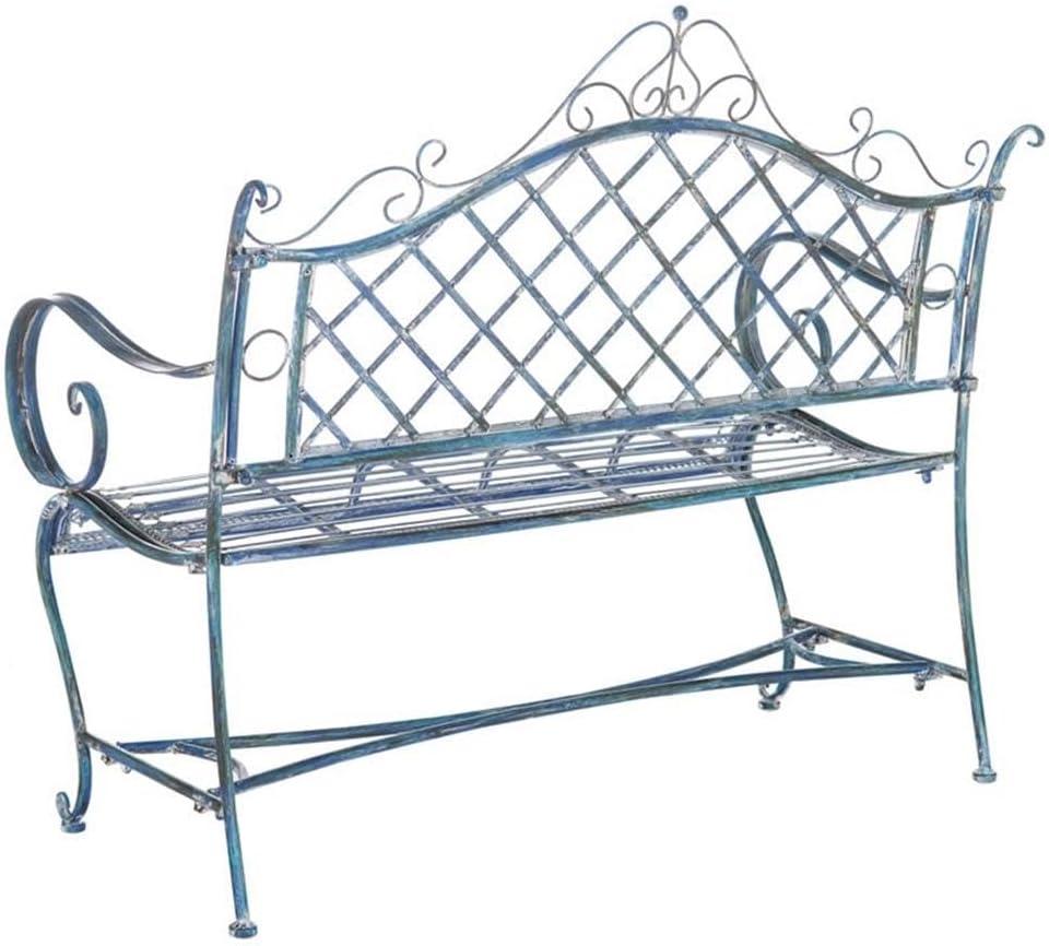 Abner Wrought Iron 45.75 Inch W Outdoor Garden Bench  - Safavieh