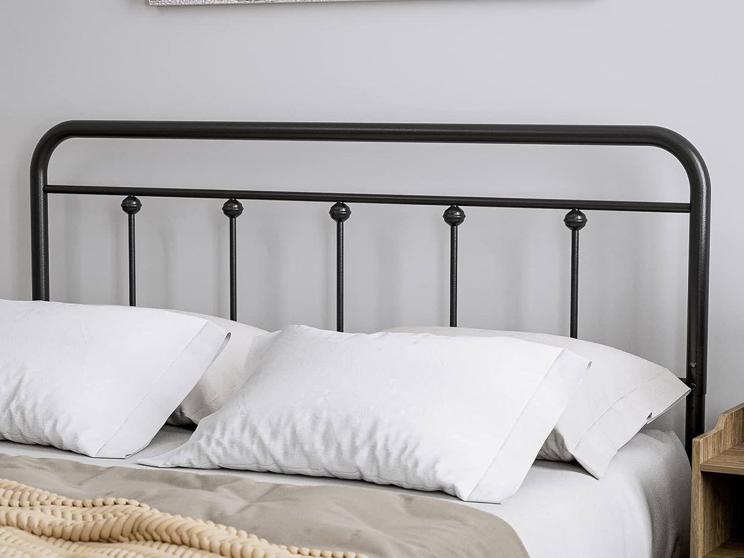 August Grove® August Grove® Metal Headboard - Adjustable Height - Farmhouse Victorian Style