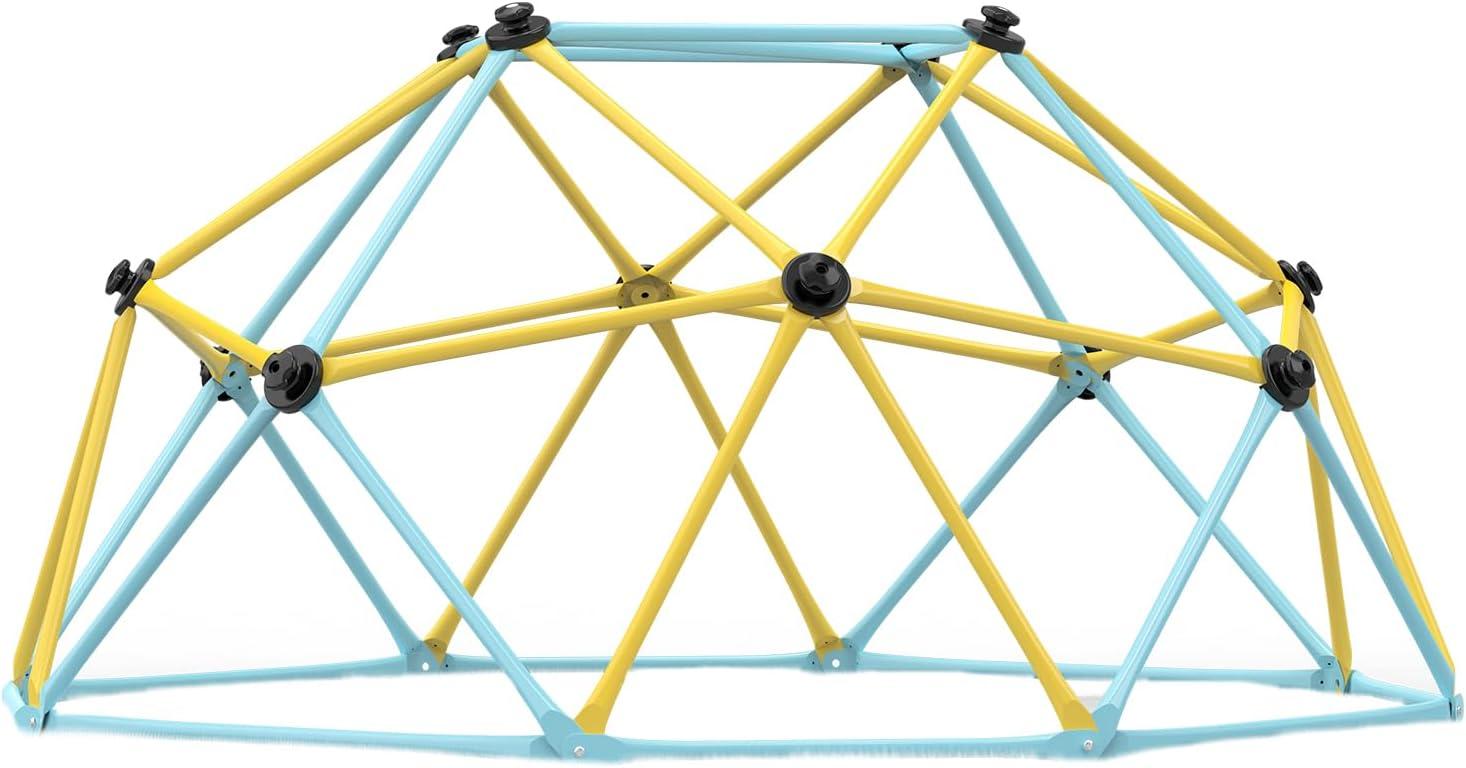 6ft Yellow and Blue Steel Indoor Climbing Dome