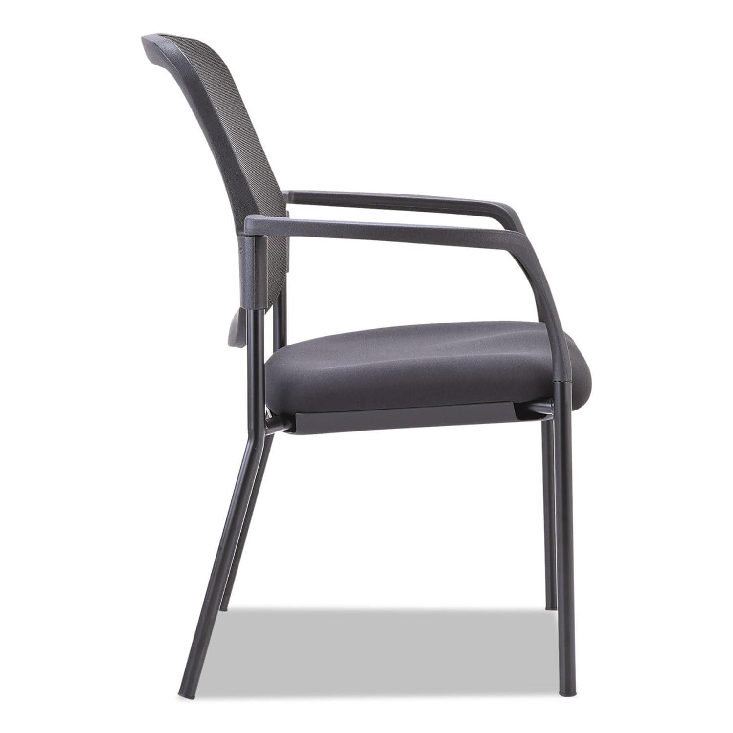 Alera® Stackable Mesh Seat Waiting Room Chair with Metal Frame