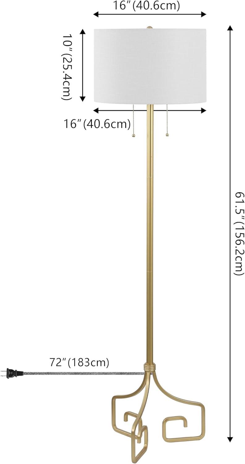 Jonathan Y Newman Metal Led Floor Lamp