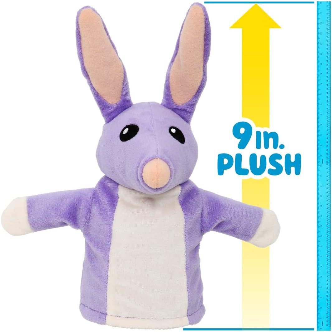 Bluey Unicorse & Bob Bilby Hand Puppet Plush 2-Pack – 8-9” Soft Deluxe Fabric, Embroidered Details, Perfect for Toddler Hands, Imaginative Play, Official Bluey Toys, Amazon Exclusive