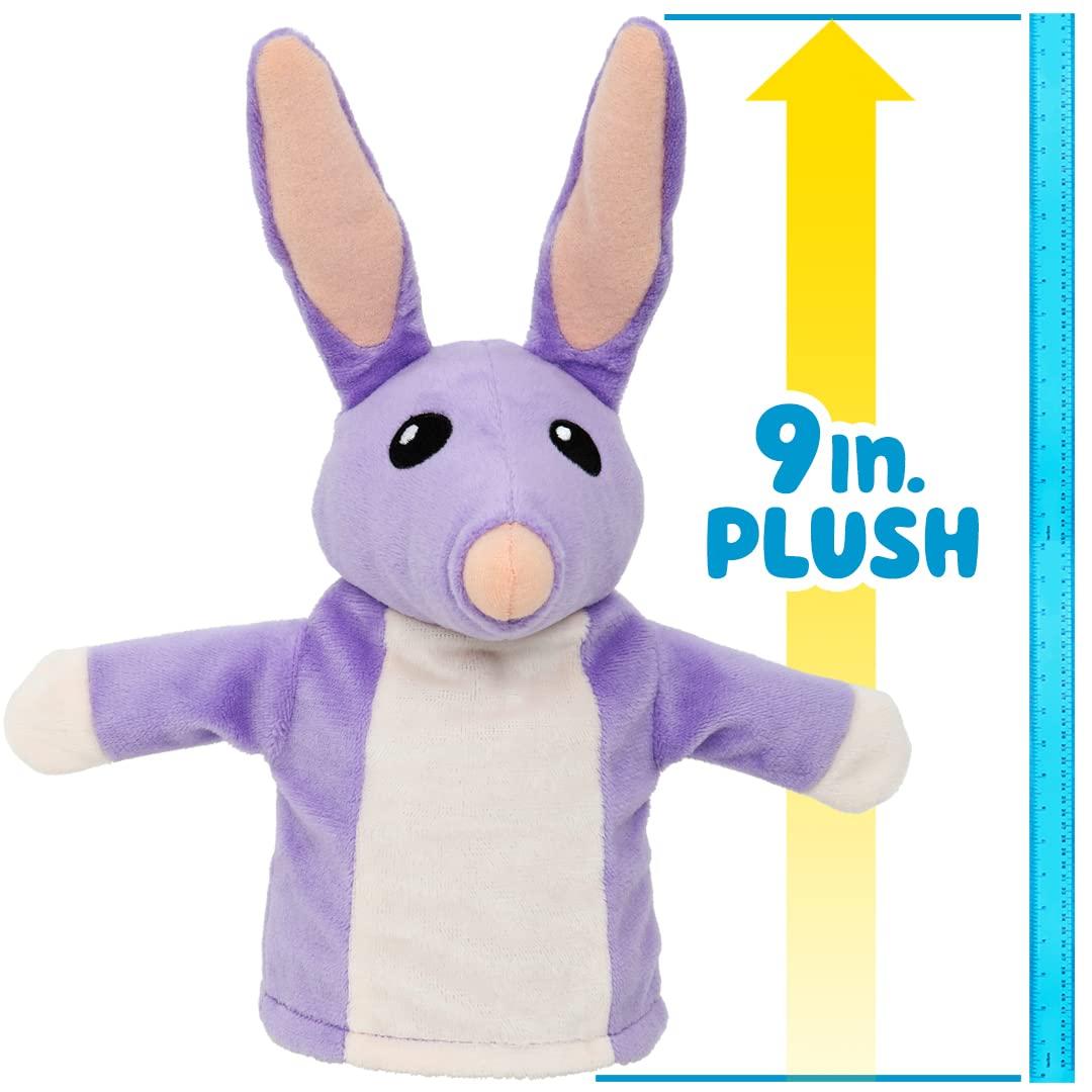 Bluey Unicorse & Bob Bilby Hand Puppet Plush 2-Pack – 8-9” Soft Deluxe Fabric, Embroidered Details, Perfect for Toddler Hands, Imaginative Play, Official Bluey Toys, Amazon Exclusive