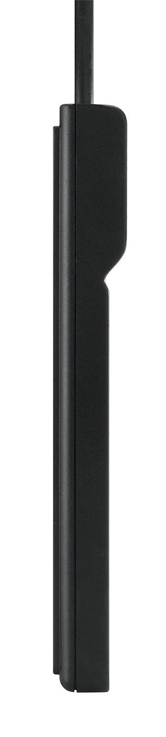 Belkin BE106000-04-BLK 6-Outlet Home/Office Surge Protector 4 ft Cord - Black