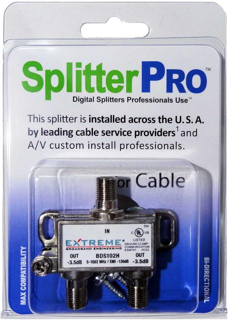 - Digital Splitters Professionals Install Every Day Across The U. S. A. 2-Way Coaxial Cable Splitter, 1 GHz