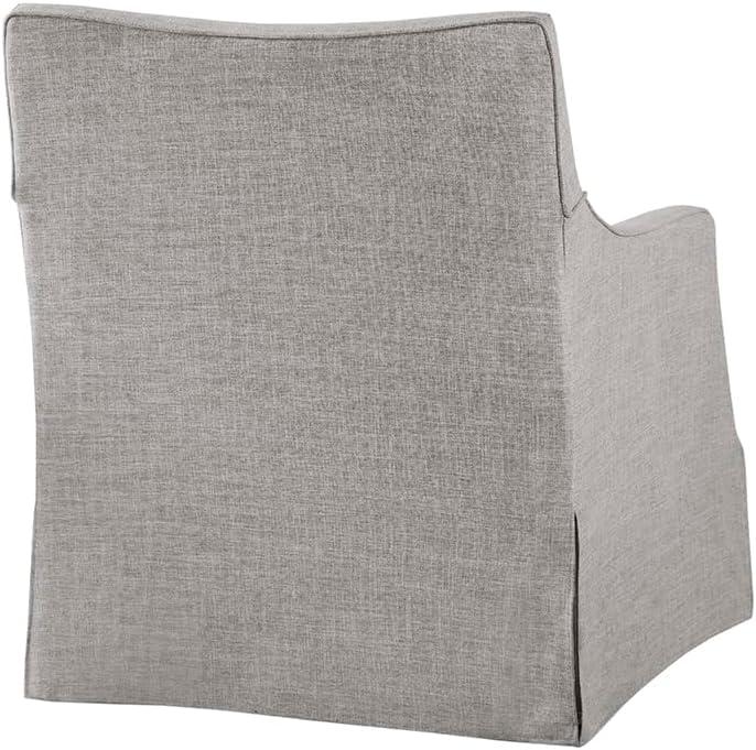 Martha Stewart London 360°Swivel Armchair with Lumbar Pillow