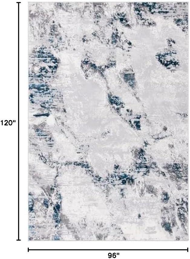 Trent Austin Design® Mcelwain Abstract Gray/Blue Area Rug