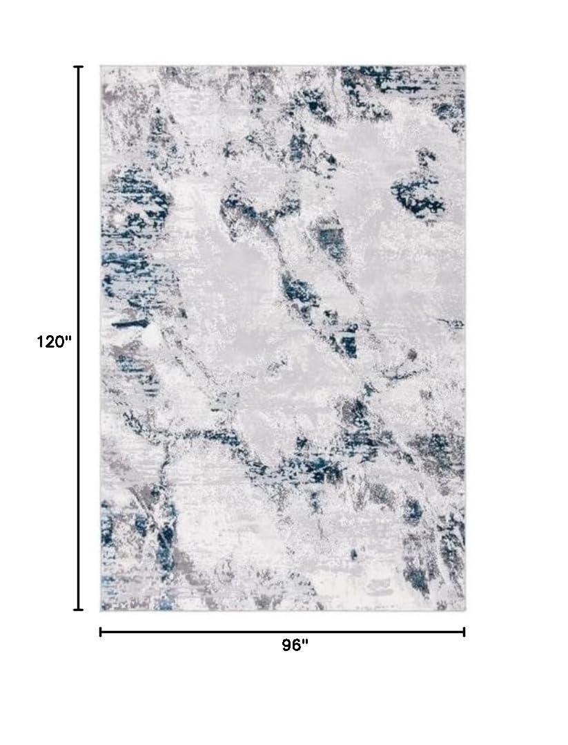 Trent Austin Design® Mcelwain Abstract Gray/Blue Area Rug