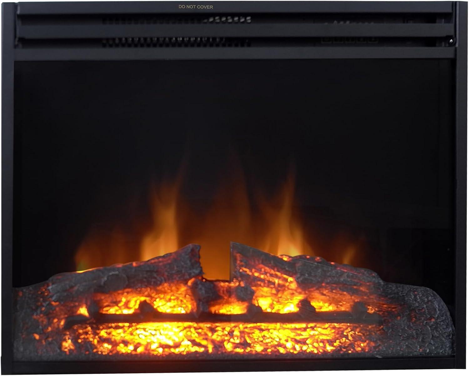 Cambridge Cambridge 5118 BTU Freestanding Electric Fireplace Heater Insert for Vacant Chimney Fireplace