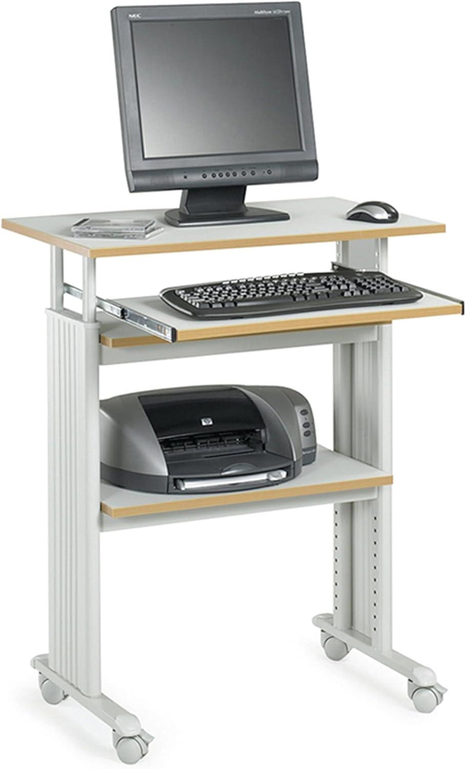 MUV Adjustable Stand-Up Workstation AV Cart