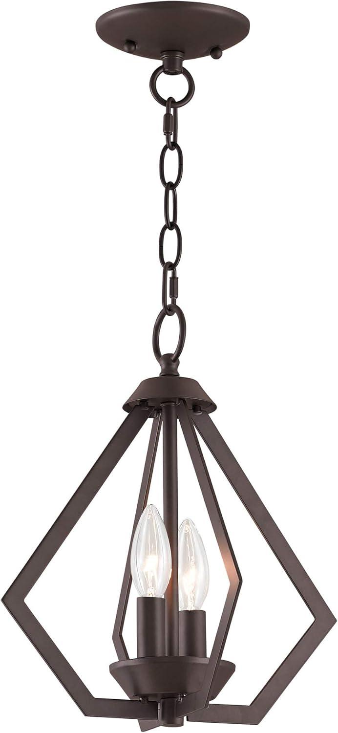 Livex Lighting Prism 2 - Light Chandelier in  Antique Brass