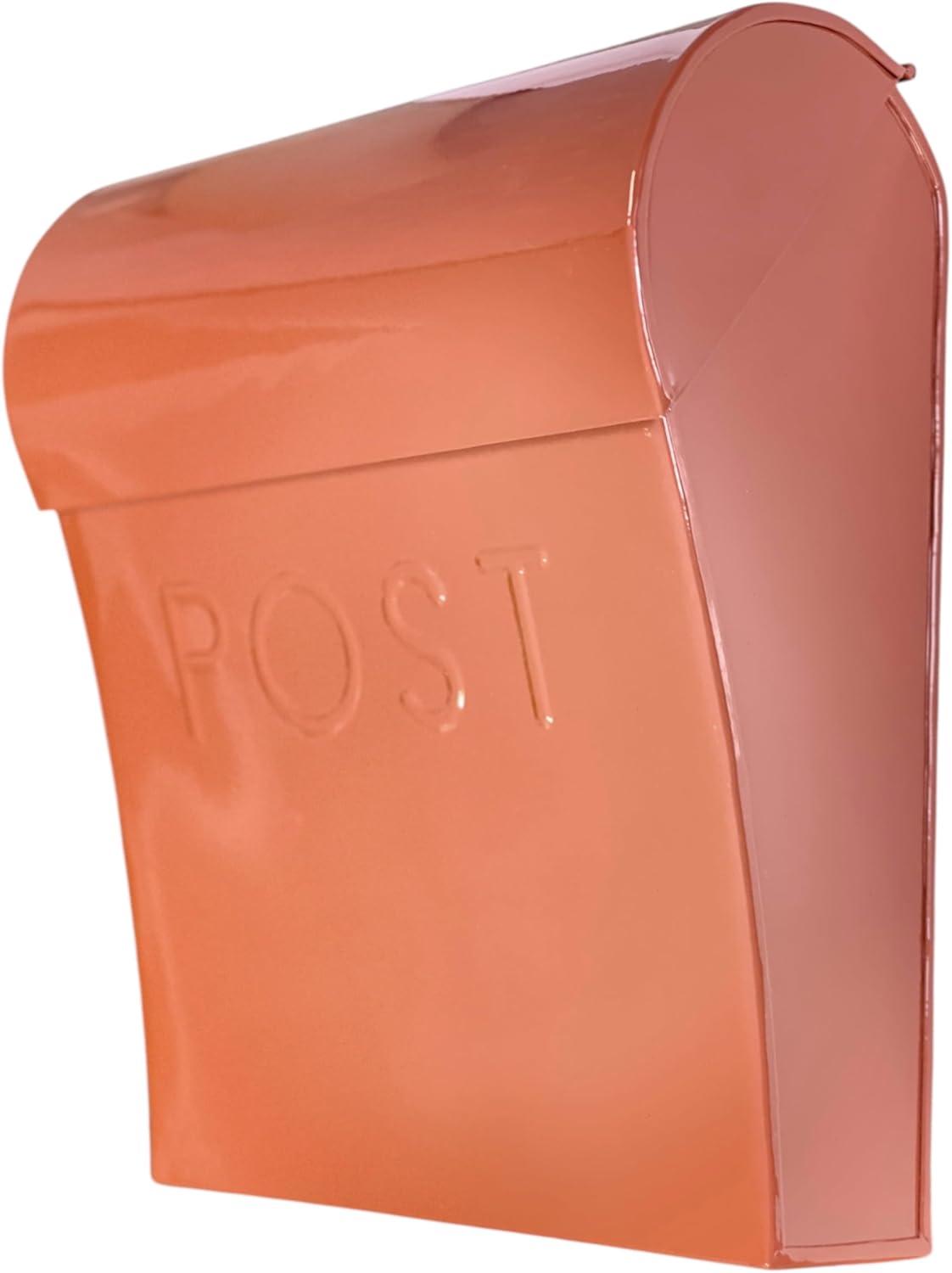 NACH Vicki Euro Farmhouse Max Water and Rust Protection Post Wall Mounted Mailbox