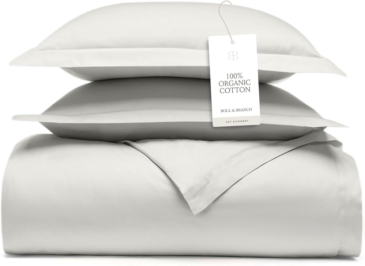 Mist King/California King Organic Cotton Duvet Set