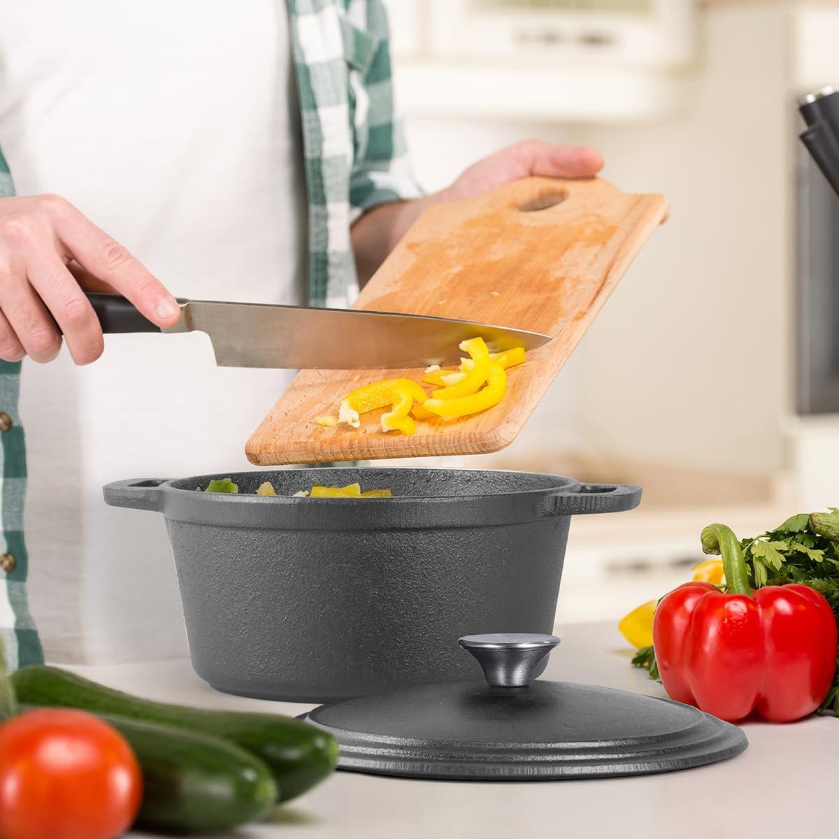 Commercial Chef Commercial Chef Cast Iron Dutch Oven