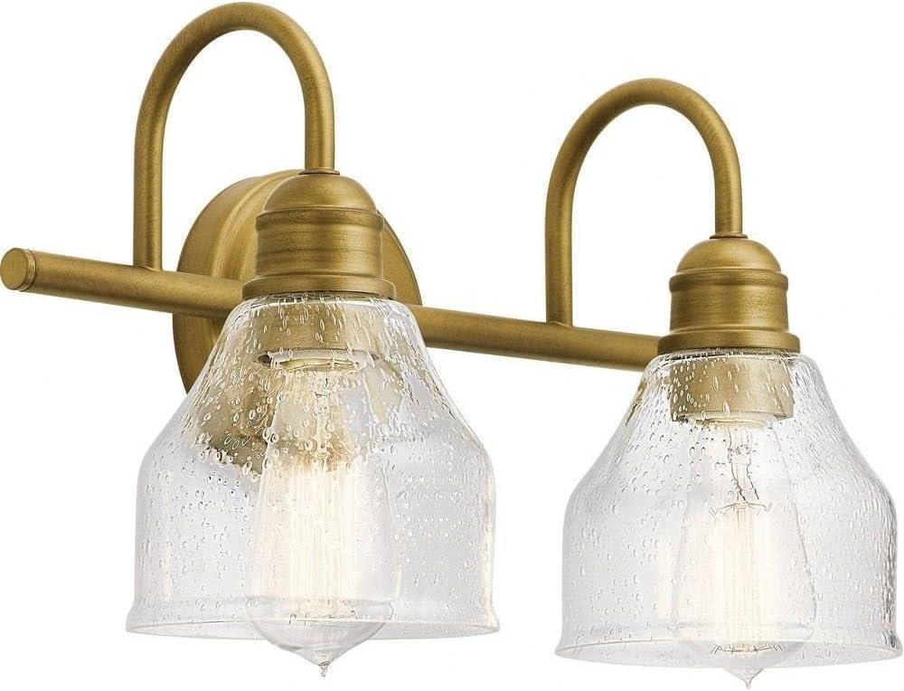 Kichler Lighting Avery 2 - Light Vanity in  Natural Brass