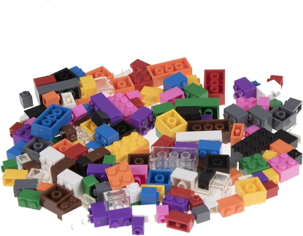Strictly Briks Toy Building Block - Vibrant Colors - 216 Pieces with 6x6 Inch Baseplate - 100% Compatible with All Major Brick Brands