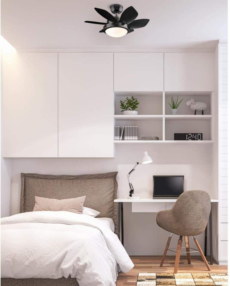 Westinghouse Quince Ceiling Fan, LED Indoor 24 in. Gun Metal Black