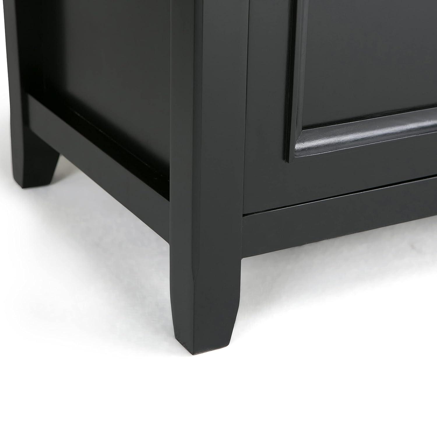 Simpli Home Amherst 54" TV Stand in Black