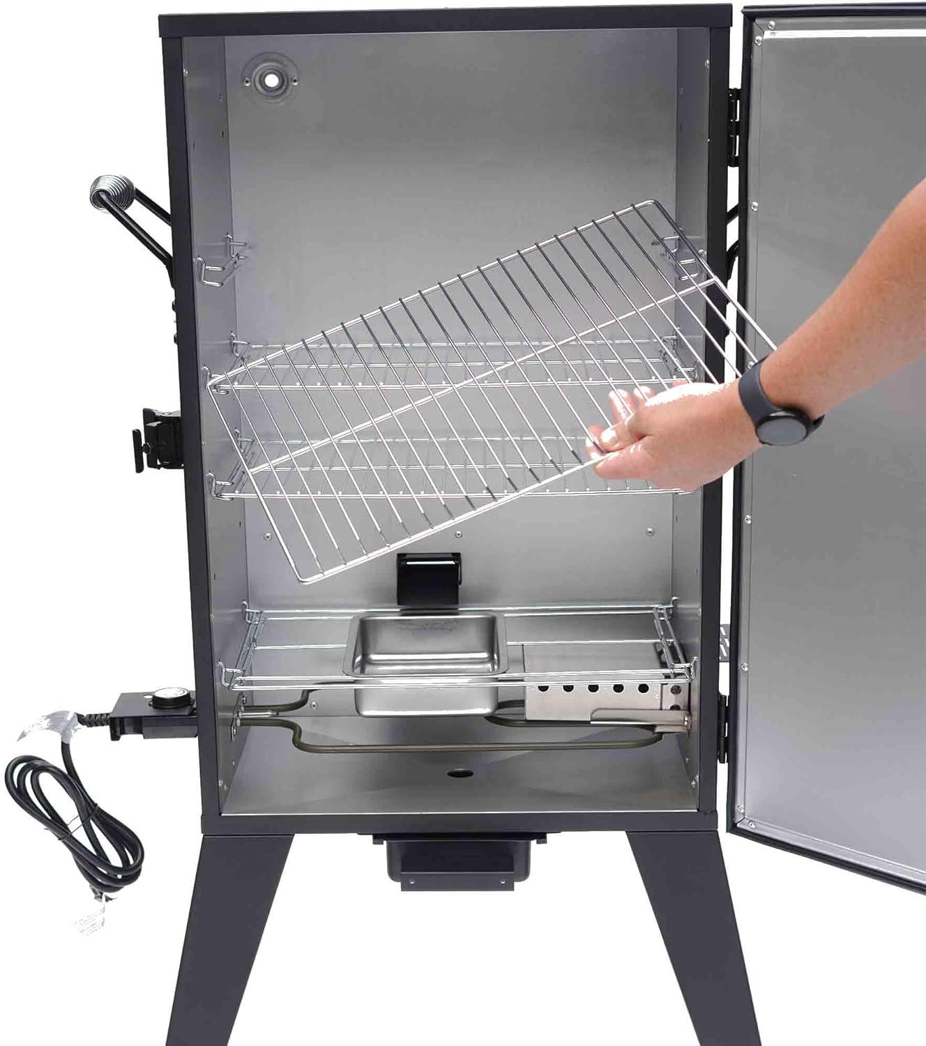 Grill Boss Electric Vertical Smoker with 531 Sq In Cooking Area, Black