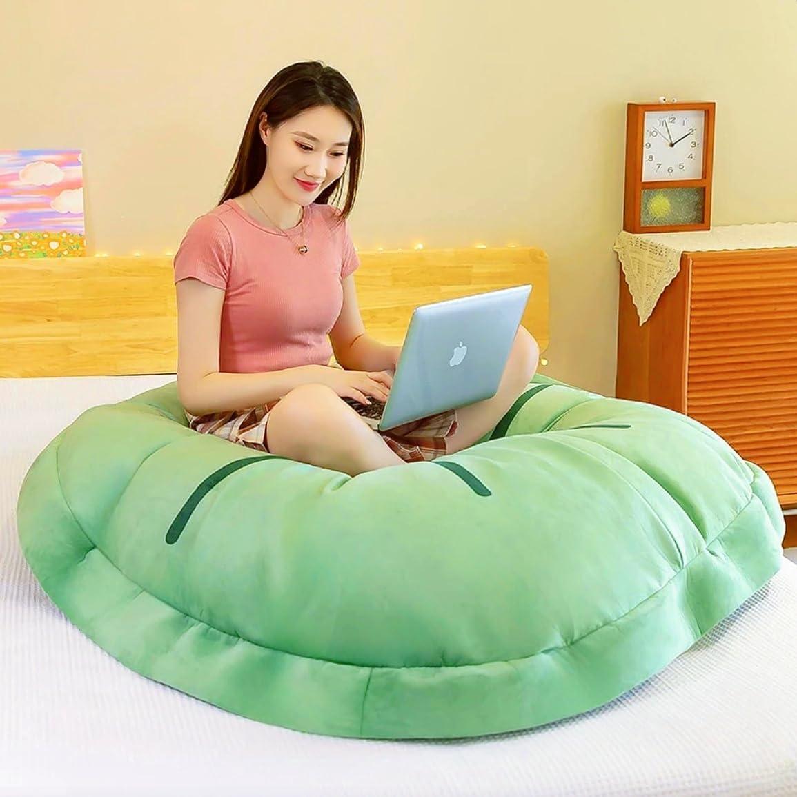 40 Inch Wearable Turtle Shell Pillows Weighted Stuffed Animal Costume Plush Toy Funny Dress Up, Gift for Kids Adults