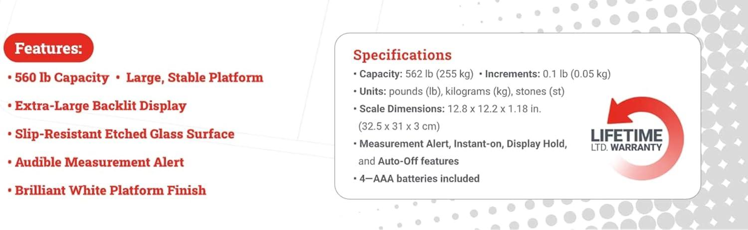 Escali High Capacity Anti-Slip Bathroom Scale & Reviews | Wayfair