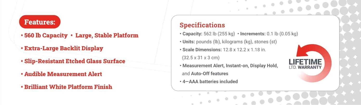 Escali High Capacity Anti-Slip Bathroom Scale & Reviews | Wayfair