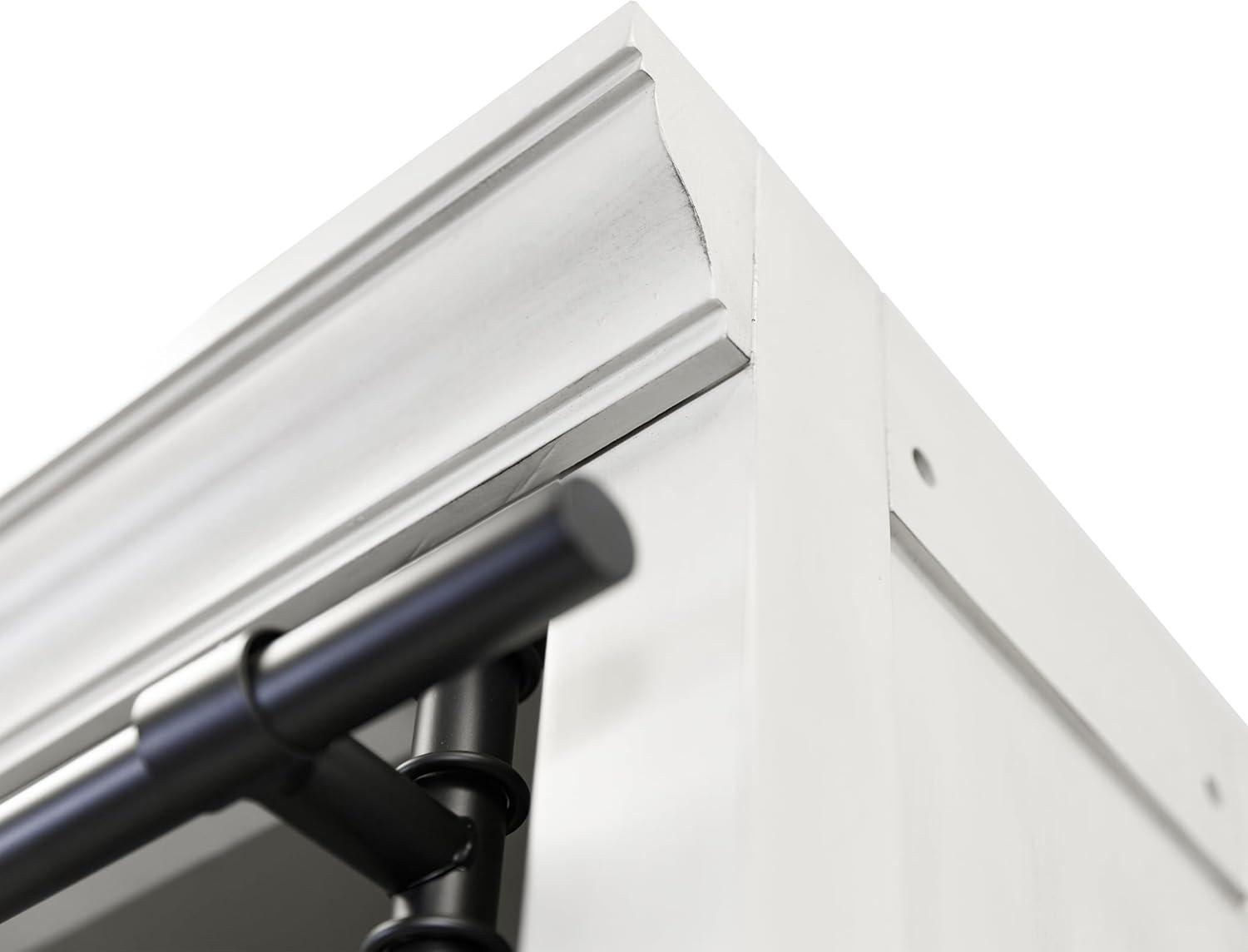 Birch Lane™ Frye Three 8' Tall Bookcase Wall With Fireplace and Ladder, Storage Organizer, Black