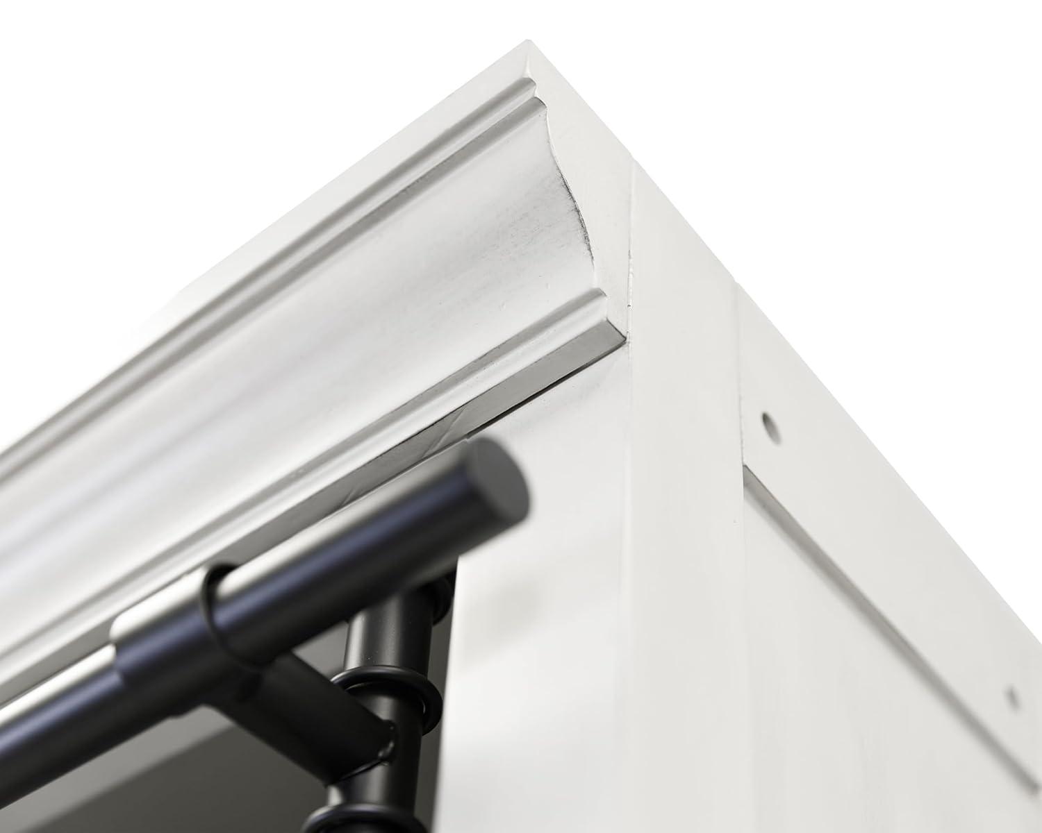 Birch Lane™ Frye Three 8' Tall Bookcase Wall With Fireplace and Ladder, Storage Organizer, Black