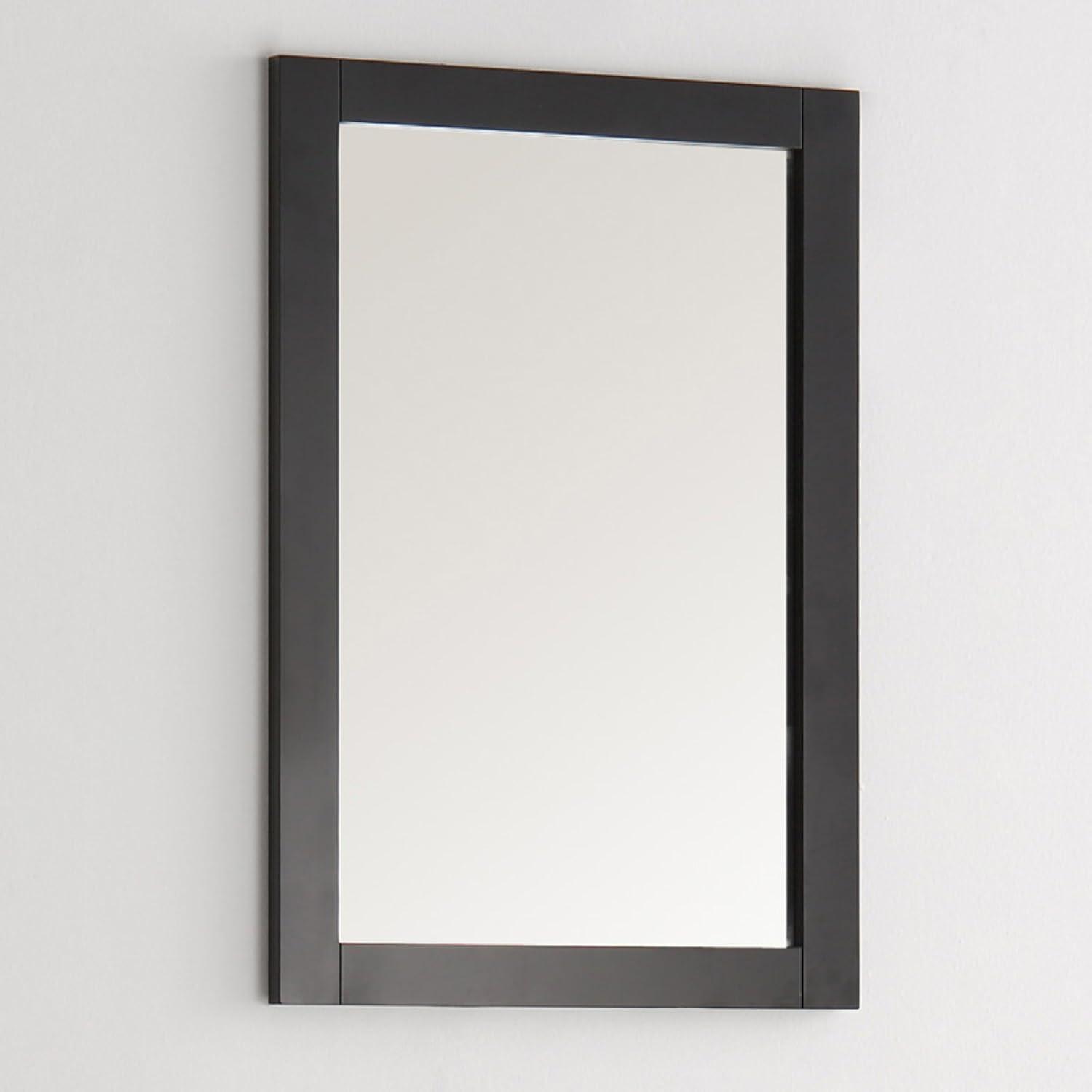 Hartford 20" Traditional Rectangular Wood Framed Bathroom Vanity Mirror
