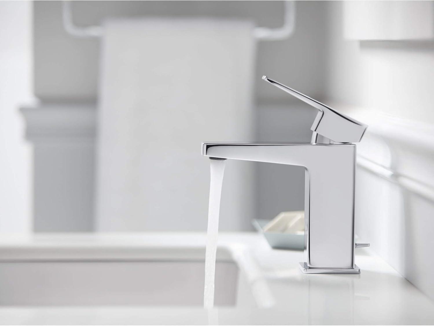 Kohler Honesty Single-Handle Bathroom Faucet with Pop-Up Drain Assembly, One Hole Bathroom Sink Faucet, 1.2 gpm