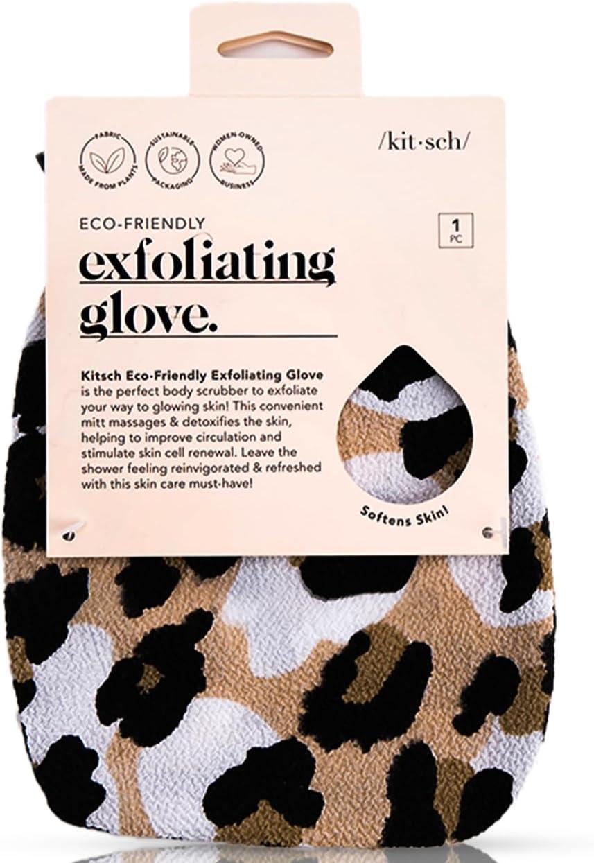 Kitsch Eco-Friendly Exfoliating Glove - Leopard