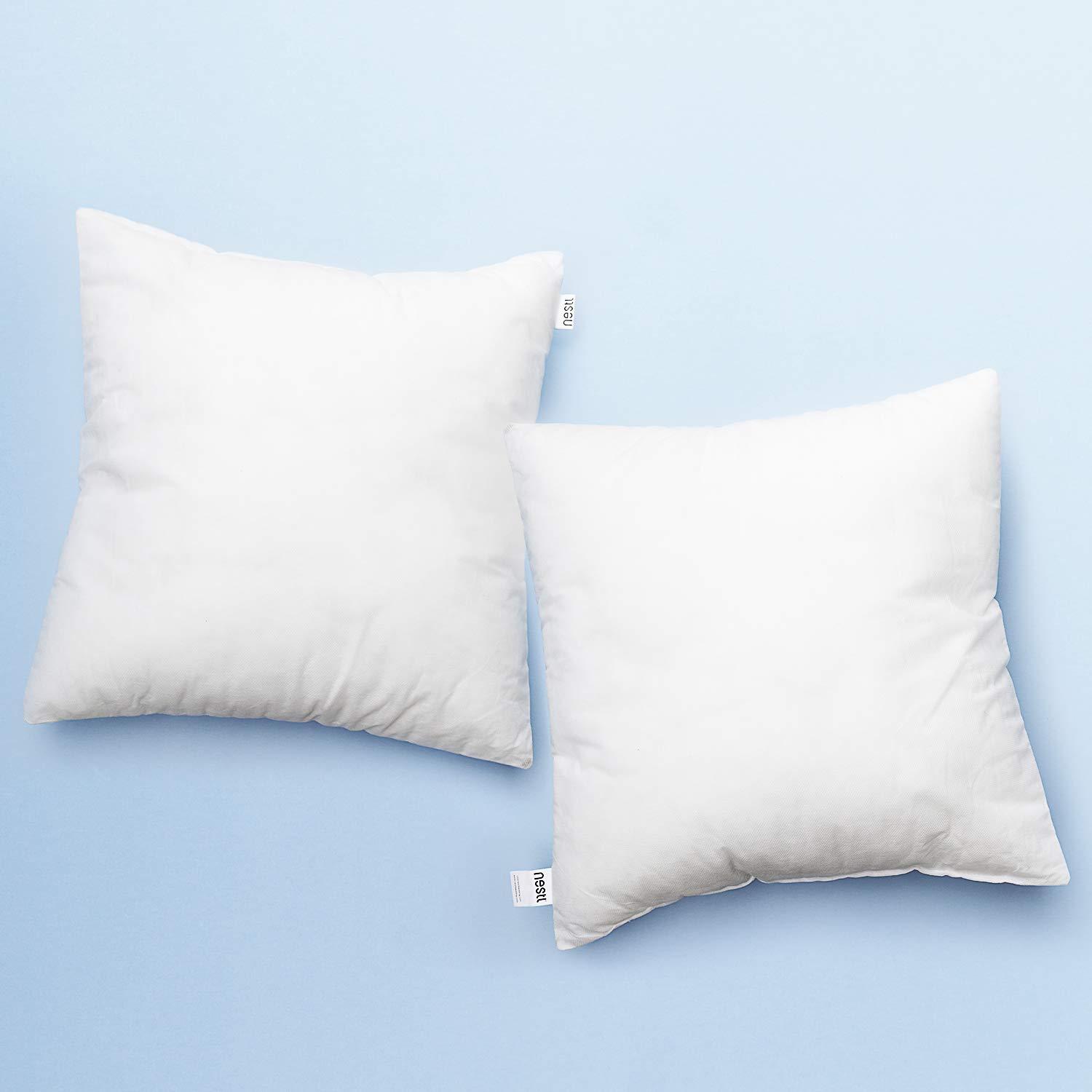 Nestl Throw Pillow Inserts, 24"x24", White